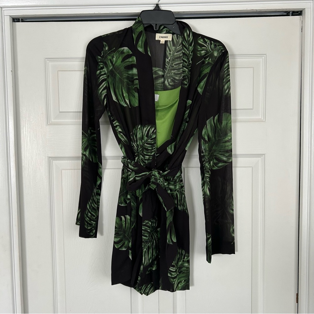 L’AGENCE Palm leaf romper
